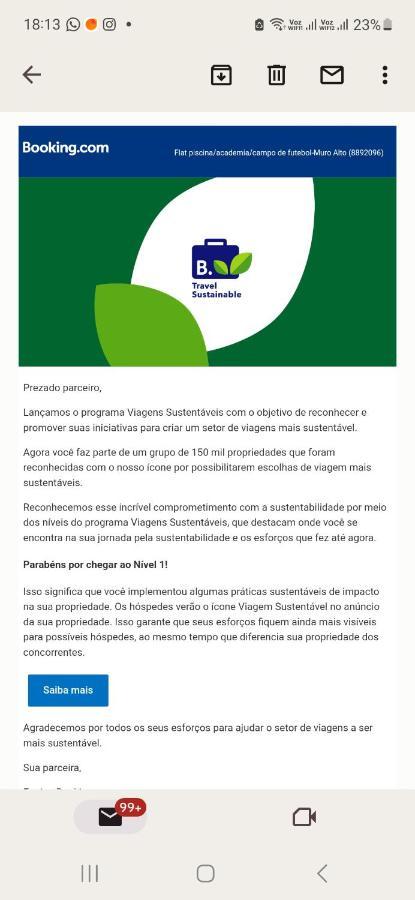 Flat Ideal Trabalho, Sossego E Aconchego! Ipojuca Eksteriør billede
